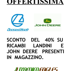 OFFERTA RICAMBI JOHN DEERE