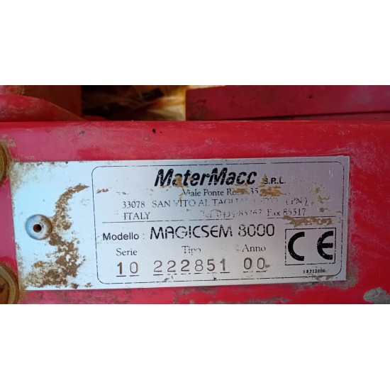 SEMINATRICE MATERMACC MS 8000 - 6 FILE