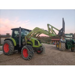 CLAAS ARION 420 DT + CARICATORE ARGNANI E MONTI_____ TRATTORE