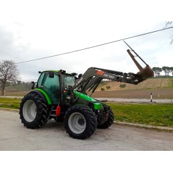 DEUTZ - FAHR AGROTRON 105 DT + CARICATORE FRONTALE MX 100___ TRATTORE