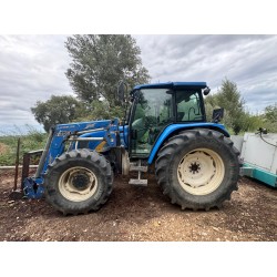 NEW HOLLAND TL 90 A + CARICATORE ANGELONI ___ TRATTORE