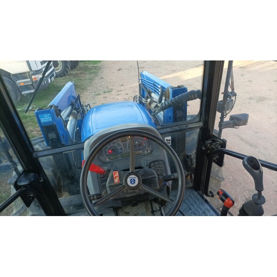 NEW HOLLAND TL 90 A + CARICATORE ANGELONI ___ TRATTORE