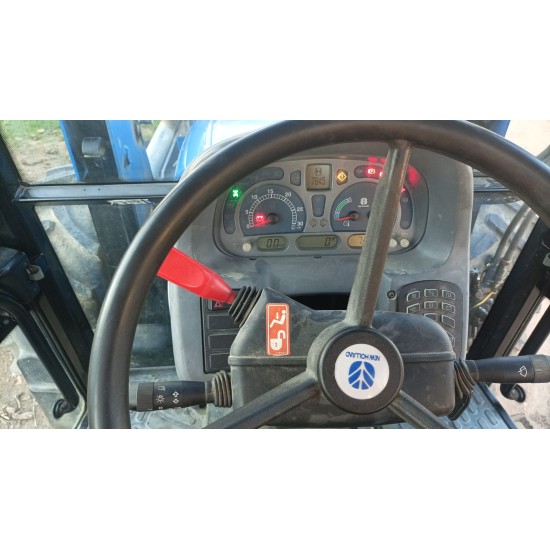 NEW HOLLAND TL 90 A + CARICATORE ANGELONI ___ TRATTORE