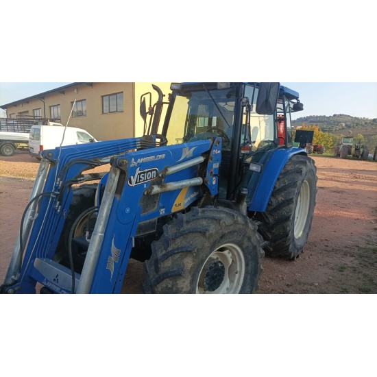 NEW HOLLAND TL 90 A + CARICATORE ANGELONI ___ TRATTORE