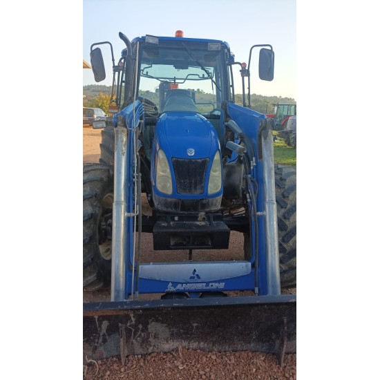 NEW HOLLAND TL 90 A + CARICATORE ANGELONI ___ TRATTORE