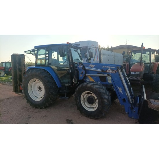 NEW HOLLAND TL 90 A + CARICATORE ANGELONI ___ TRATTORE