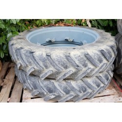 COPPIA GOMME MICHELIN XM 25__ 12.4 R 38 + CERCHI 