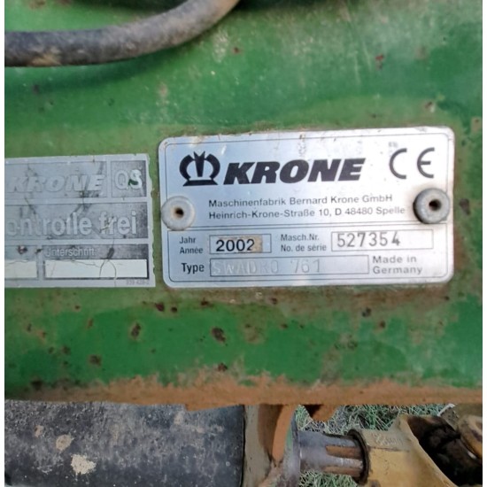 RANGHINATORE KRONE SWADRO 761